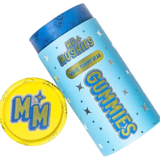 Mr Mushies White Yummy Bear mushroom gummies 5g