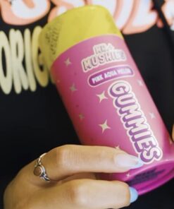 Mr Mushies Pink Aqua Melon Mushroom Gummies 4g